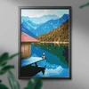 Tyla kalnuose 40*50 cm (apvalus deimančiukai)