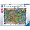 Ravensburger dėlionė „JAV nacionalinių parkų žemėlapis“, 1000 det.