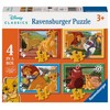 Ravensburger 4 dėlionės „Disney Liūtas karalius“, 12–24 det., nuo 3 m.