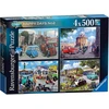 Ravensburger Dėlionė 4x500 vnt. - Laimingos dienos