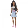 Mattel - Barbie Doll Wearing Checkered Top and Accessories