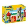 PLAYMOBIL konstruktorius My First 1.2.3. Knight's Castle (pažeista pakuotė)