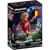 Kolekcionuojama figūrėlė - Playmobil 71128 Belgijos futbolininkas su futbolo kamuoliu Raudona/Geltona