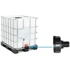 Pajungimas 60mm prie IBC konteinerio x 3/4 išorinis sriegis