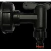 Pajungimas prie IBC konteinerio 60mm su kraneliu
