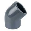 PVC 45 laipsnių alkūnė 1" vidinis sriegis