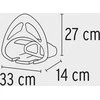 Plastikinės žarnos ritė, žalia Truper®
