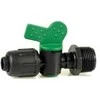 Ventiliukas su užveržimu 16 x ¾" išorinis sriegis, žalia r.