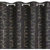 Eurofirany JUNGIKLIS ZAS/EVI/Juodas+GOLD 140X250