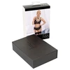 Abierta Fina seksualus komplektas Bra Set juodas M