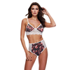 Baci - Pilkas Floral &amp; Lace Bra Set S/M
