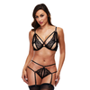 Eropartner Baci - Strappy Garter Set Juodas M/L