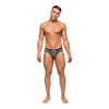 Male Power Heather Haze Cutout Bikini L - Sporty Comfort Waistband