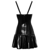 Black Level Vinilo suknelė platėjanti 2XL