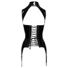 Black Level Vinyl Basque 2XL