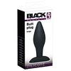 Black Velvets Juodas Velvets Large Plug