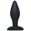 Black Velvets Juodas Velvets Large Plug