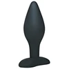 Black Velvets Juodas Velvets Large Plug
