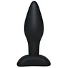 Black Velvets Juodas Velvets Small Plug