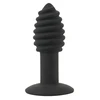 Black Velvets Juodas Velvets Juodas Velvets Twist butt plug