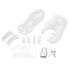 Blueline – akrilinis See-Thru Chastity Cage