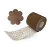 Bye Bra Body Tape 6.5cm x 5m &amp; Satin Covers Brown - Wide, Atsparus vandeniui, One Size