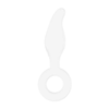 Chrystalino By Shots Shots Gripper Glass Wand with Ergonomic Ring Handle, Clear, Borosilicate