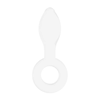 Chrystalino By Shots Sinner Gear Plugger Glass Anal Plug - Anatomical Borosilicate Model