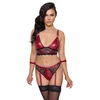 Cottelli Bondage braletės ir kelnaičių komplektas Bra Set Bondage L