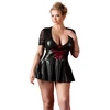 Cottelli Curves Dress juodas/red 2XL