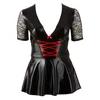 Cottelli Curves Dress juodas/red 2XL