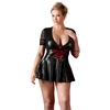 Cottelli Curves Dress juodas/red 3XL