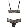 Cottelli Curves Bra and String juodas 4XL