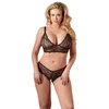 Cottelli Curves Bra and String juodas 2XL
