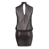 Cottelli Curves Dress transparent juodas XL