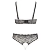 Cottelli Curves Pearl Set Juodas L