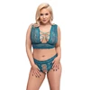 Cottelli Curves Liemenėlės rinkinys mėlynos spalvos 3XL