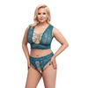 Cottelli Curves Liemenėlės rinkinys mėlynos spalvos 2XL