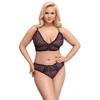 Cottelli Curves Bra Set violetinė 3XL