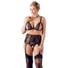 Cottelli Curves Bra Suspender Set XL