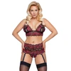 Cottelli Curves Liemenėlės rinkinys Pearl 3XL/4XL