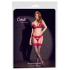 Cottelli Legwear Stockings juodas/red 6