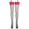 Cottelli Legwear Stockings juodas/red 5