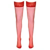 Cottelli Legwear Sulaikomos kojinės raudonos 1