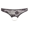 Cottelli Lace String Pearls juodas S