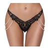 Cottelli String with Pearl Chains S/M