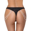 Cottelli String with Pearl Chains S/M