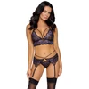 Cottelli Orion 2214423 Bra Suspender Set