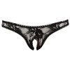 Cottelli Crotchless String juodas M