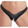 Cottelli G-String Pearls juodas M